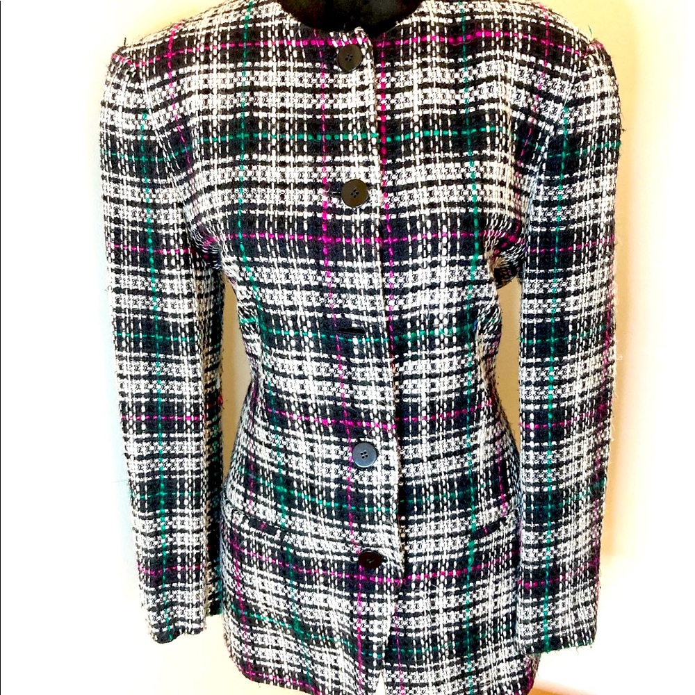 Evan Picone Tweed Blazer